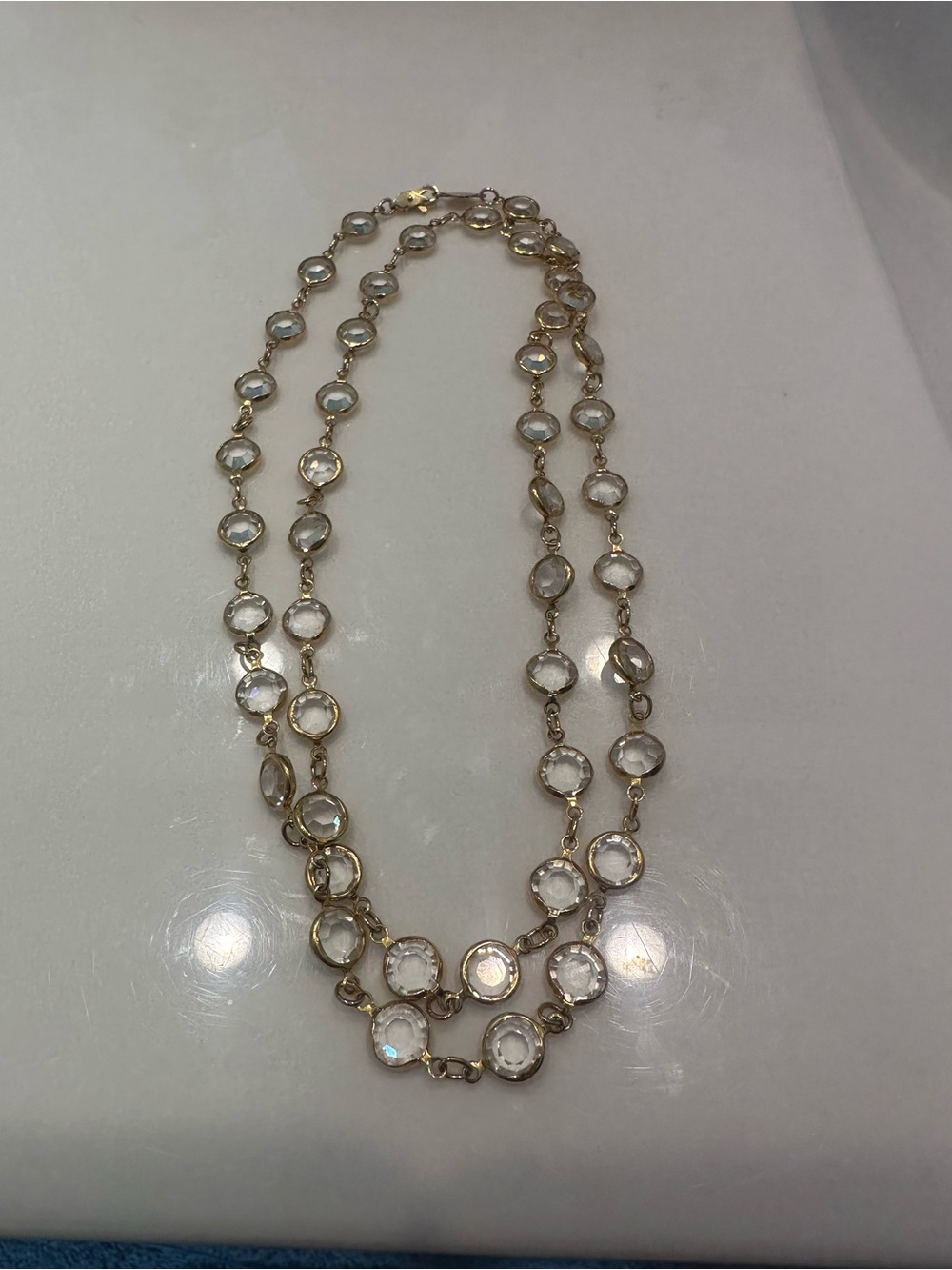 Gold-Tone Austrian Crystal Necklace - Women Jewelry